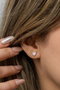 Heliophilia Silver NRZ999500 Pendientes de Plata de Ley 925 con Circonita Rosa y Baño de Rodio